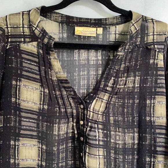 Princess Vera Wang Mid Length Sleeve Top Medium - Picture 7 of 8